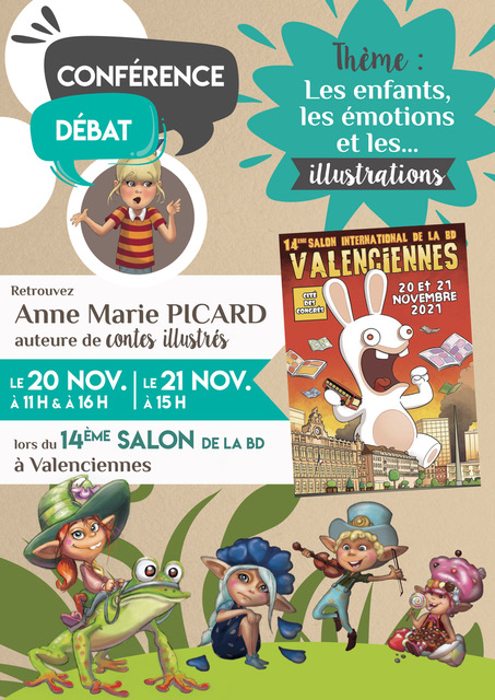 Salon BD 2021 Anne Marie – Affiche 25-10-21